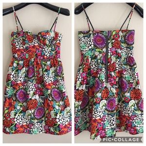 MODA floral dress; Size 4